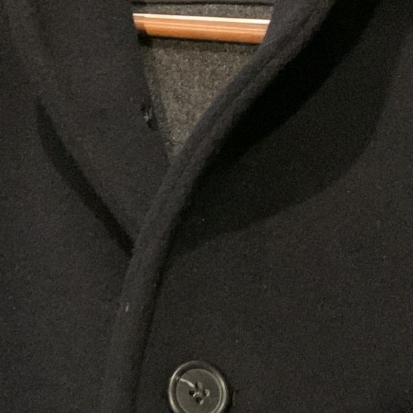 NWT Brooks Brothers Navy Wool Blend Pea Coat Size Large - Picture 5 of 8